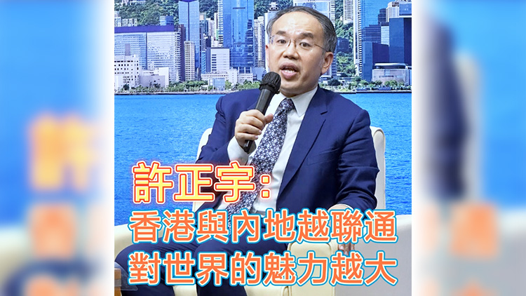 有片 | 許正宇：香港與內地越聯通 對世界的魅力越大