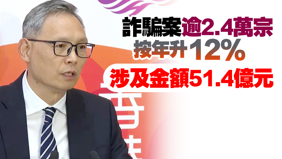 首7月本港錄5.4萬宗罪案 按年升7.9% 卓孝業(yè)：研究將「太空油」列為毒品